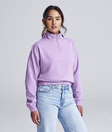Women´s Cropped 1/4 Zip Sweat